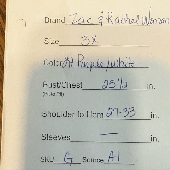 Zac & Rachel 3X Pastel Stripe Sleeveless Tunic Lace Hem Boho Top - Picture 7 of 7